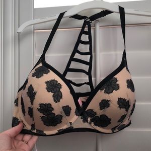 “PINK” cross back bra